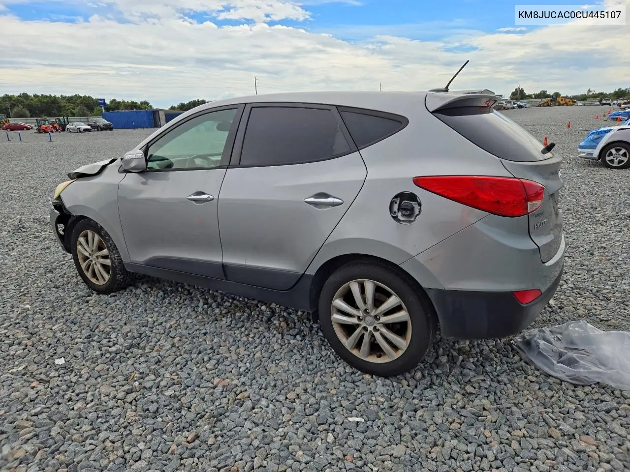 2012 HYUNDAI TUCSON VIN KM8JUCAC0CU445107 — фото 2