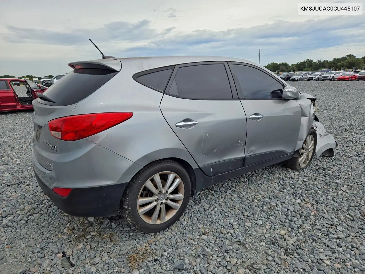 2012 HYUNDAI TUCSON VIN KM8JUCAC0CU445107 — фото 3
