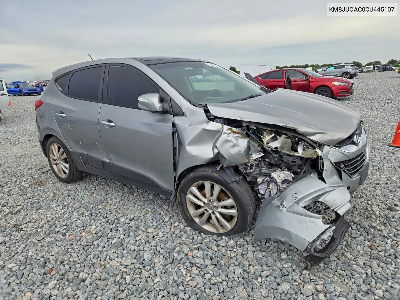 2012 HYUNDAI TUCSON VIN KM8JUCAC0CU445107 — фото 4