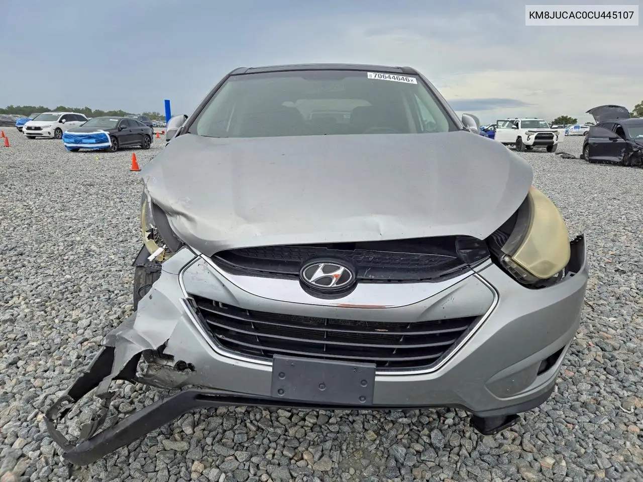 2012 HYUNDAI TUCSON VIN KM8JUCAC0CU445107 — фото 5