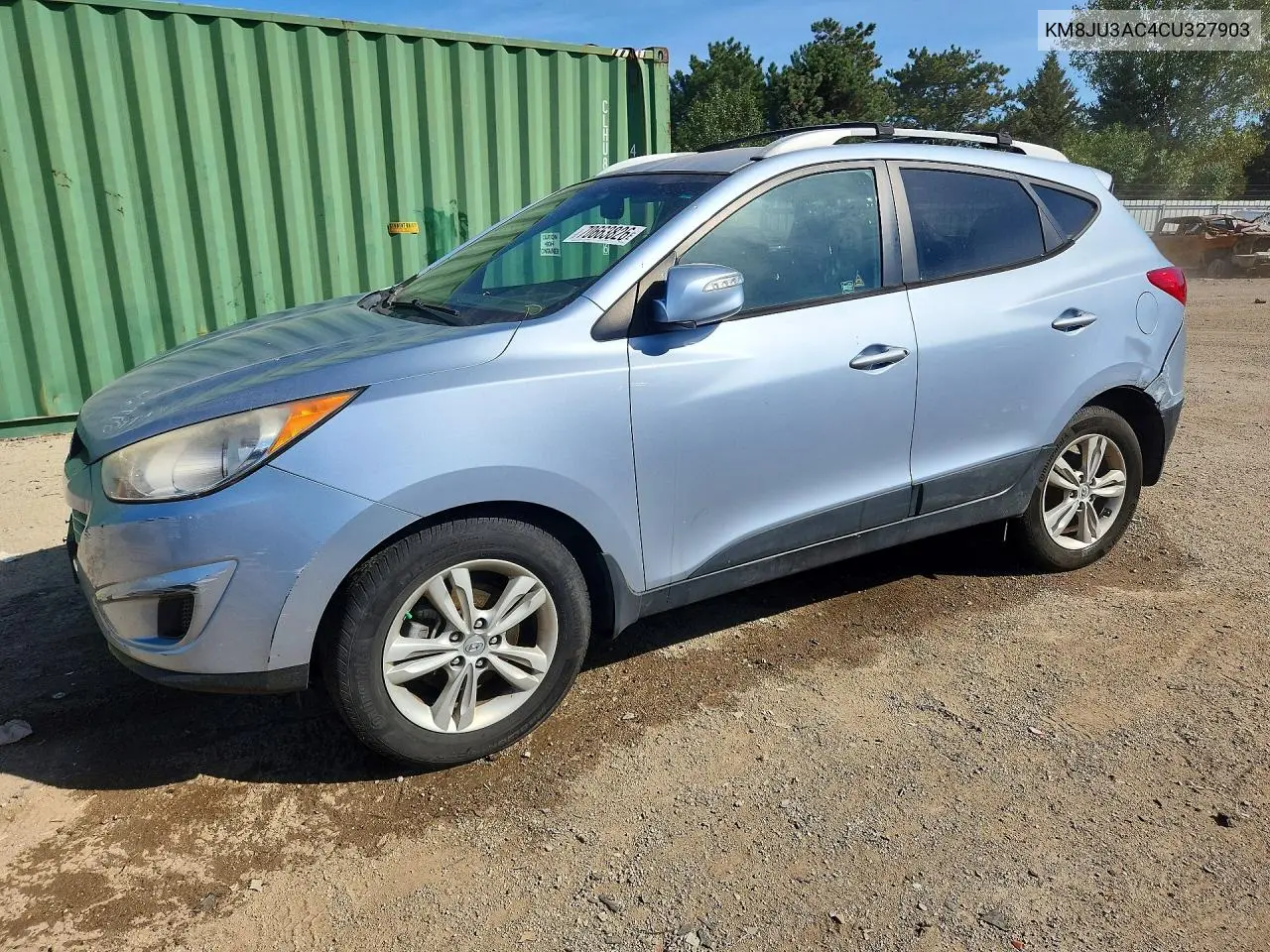 HYUNDAI TUCSON 2012, VIN KM8JU3AC4CU327903