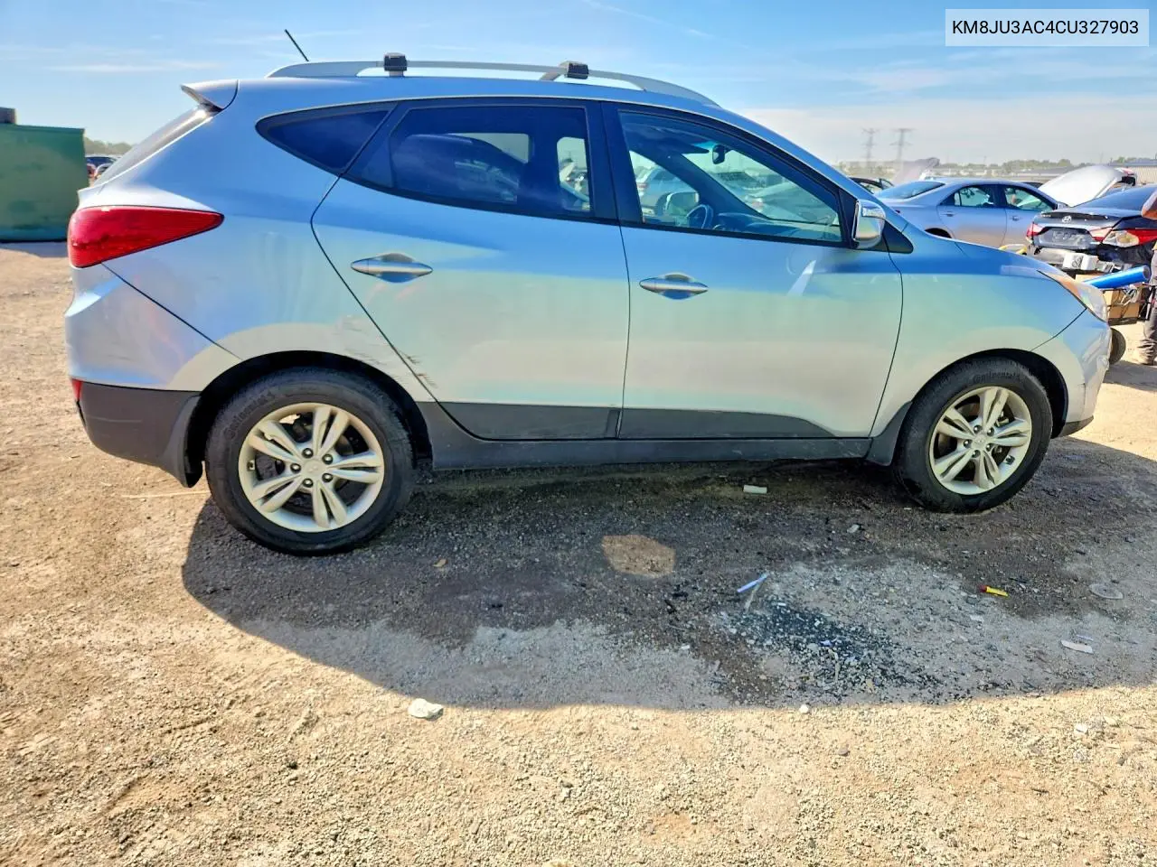 2012 HYUNDAI TUCSON VIN KM8JU3AC4CU327903 — фото 3