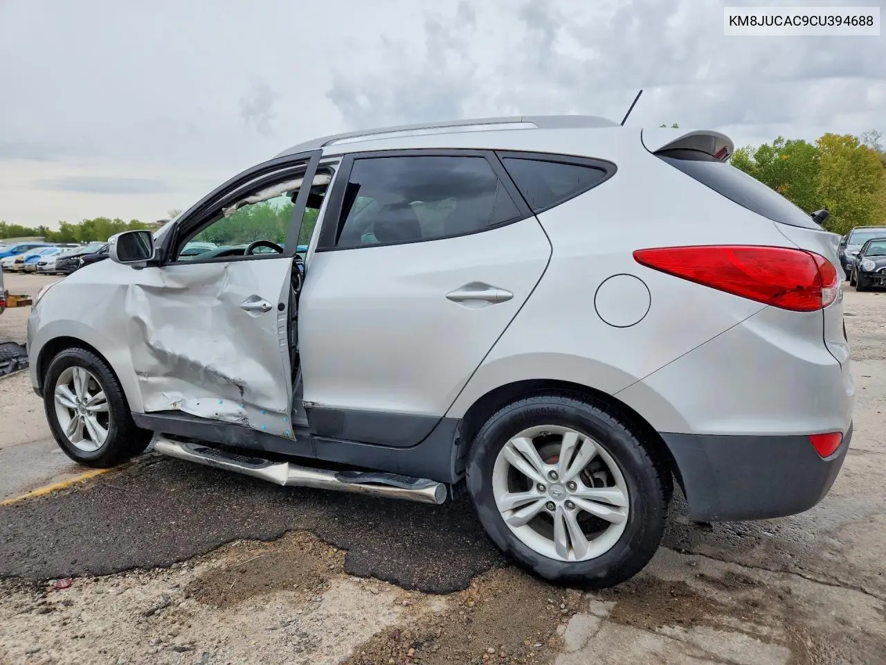 2012 HYUNDAI TUCSON VIN KM8JUCAC9CU394688 — фото 2