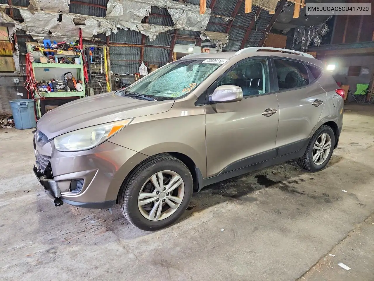 HYUNDAI TUCSON 2012, VIN KM8JUCAC5CU417920