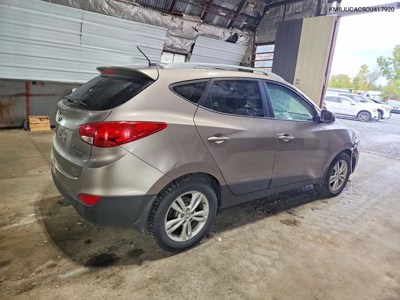 2012 HYUNDAI TUCSON VIN KM8JUCAC5CU417920 — фото 3