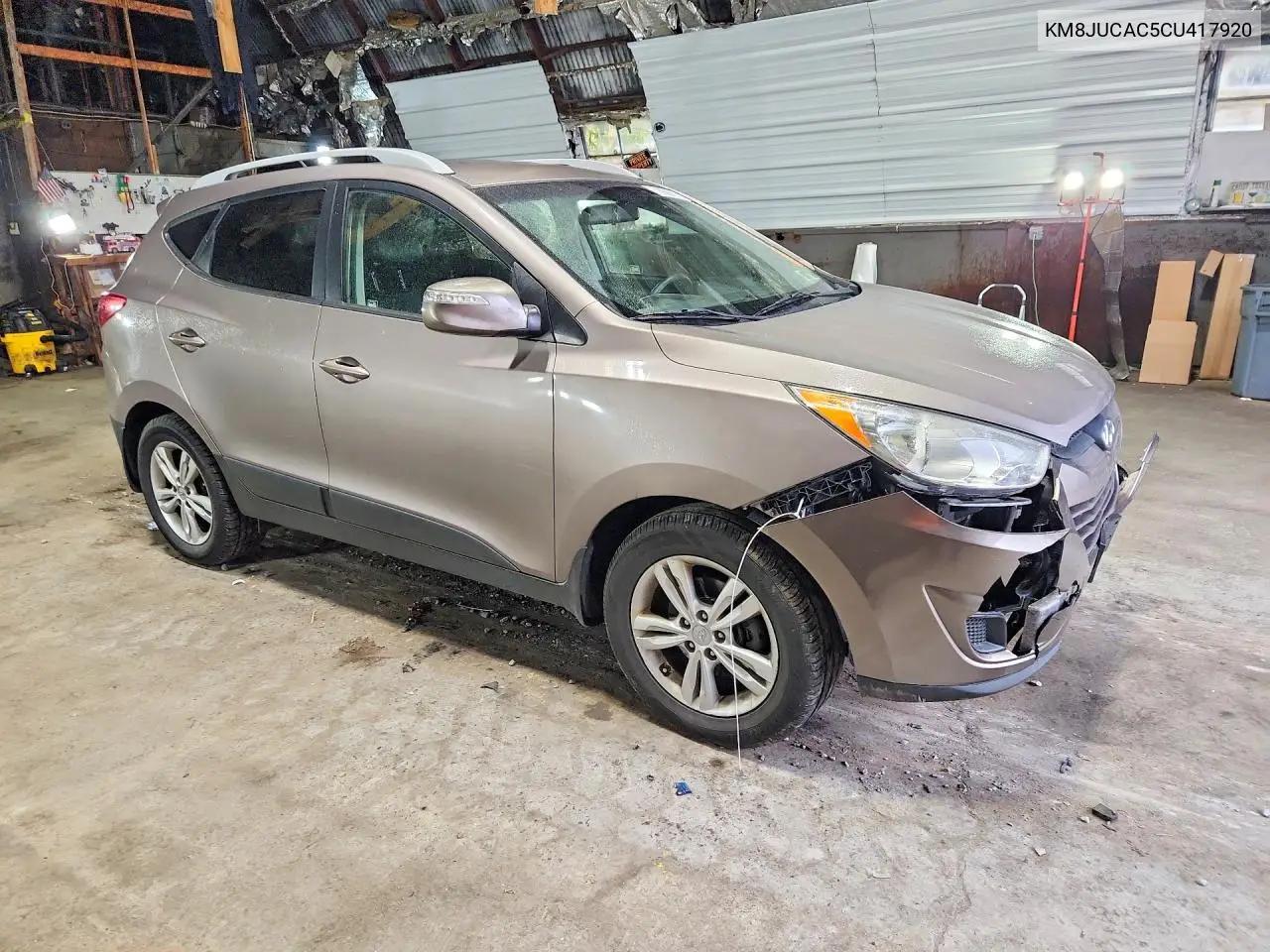 2012 HYUNDAI TUCSON VIN KM8JUCAC5CU417920 — фото 4