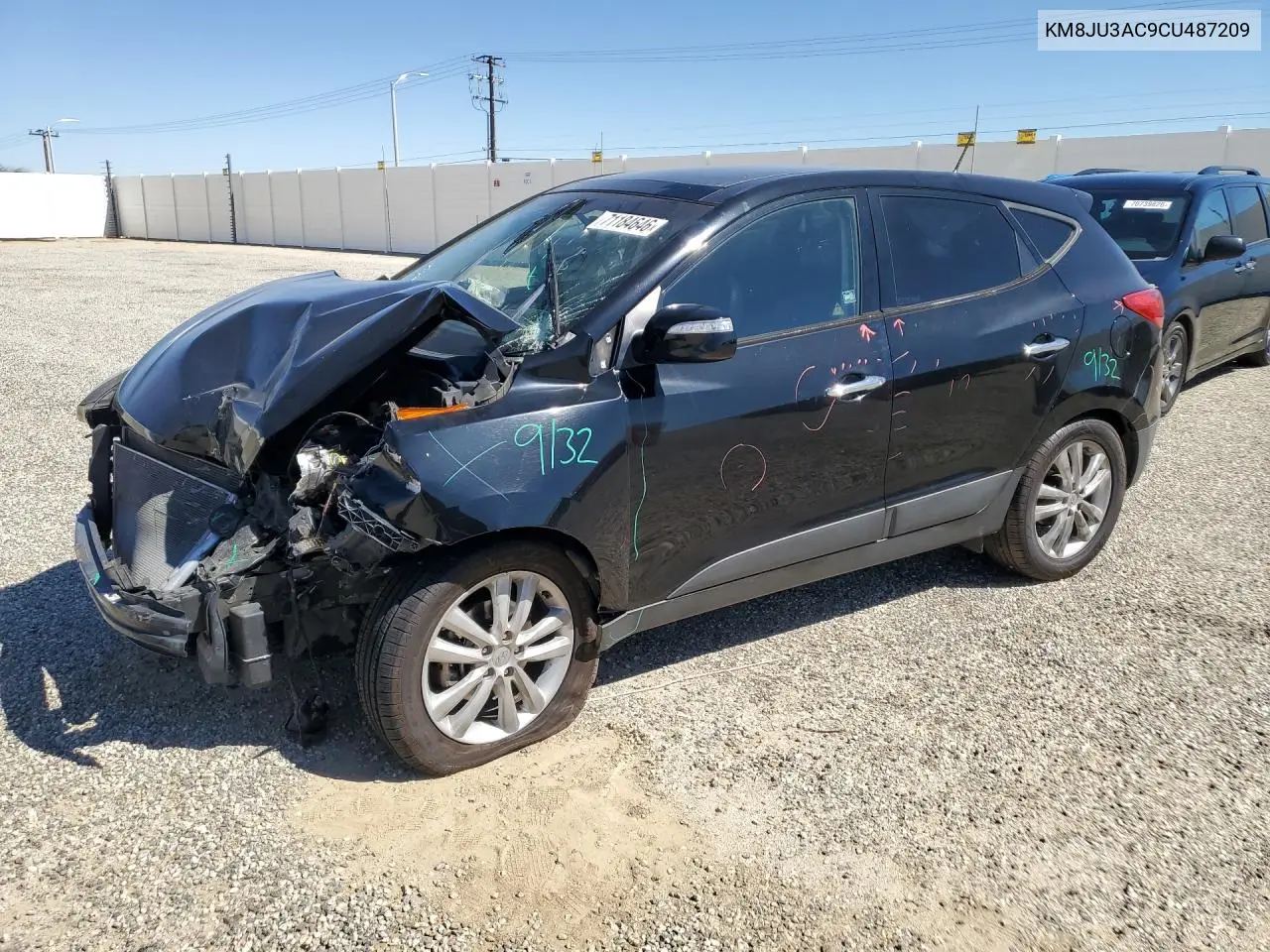 HYUNDAI TUCSON 2012, VIN KM8JU3AC9CU487209