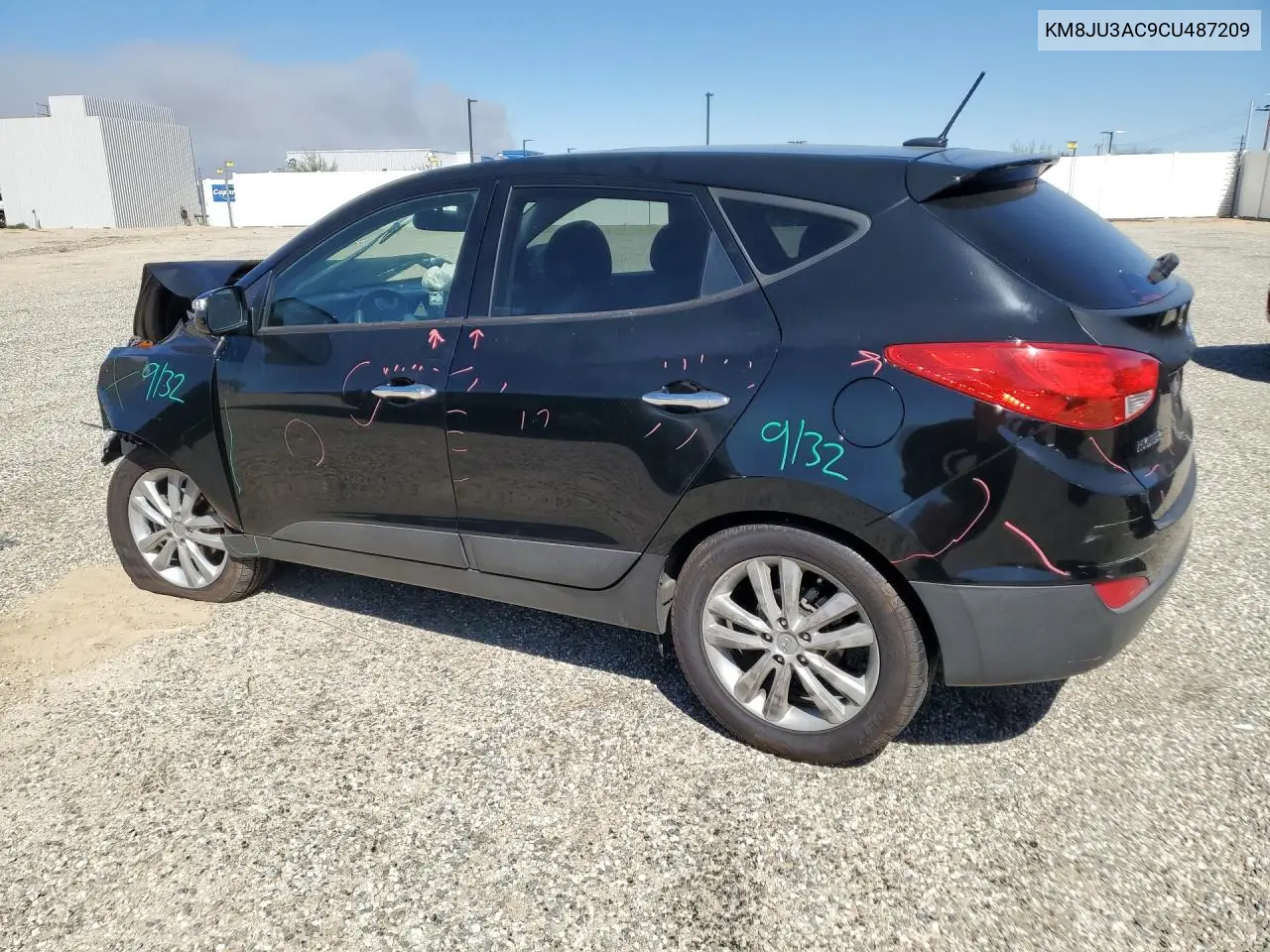 2012 HYUNDAI TUCSON VIN KM8JU3AC9CU487209 — фото 2