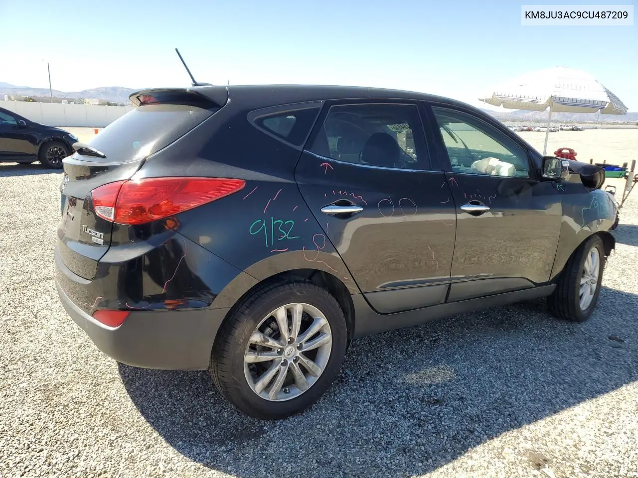 2012 HYUNDAI TUCSON VIN KM8JU3AC9CU487209 — фото 3