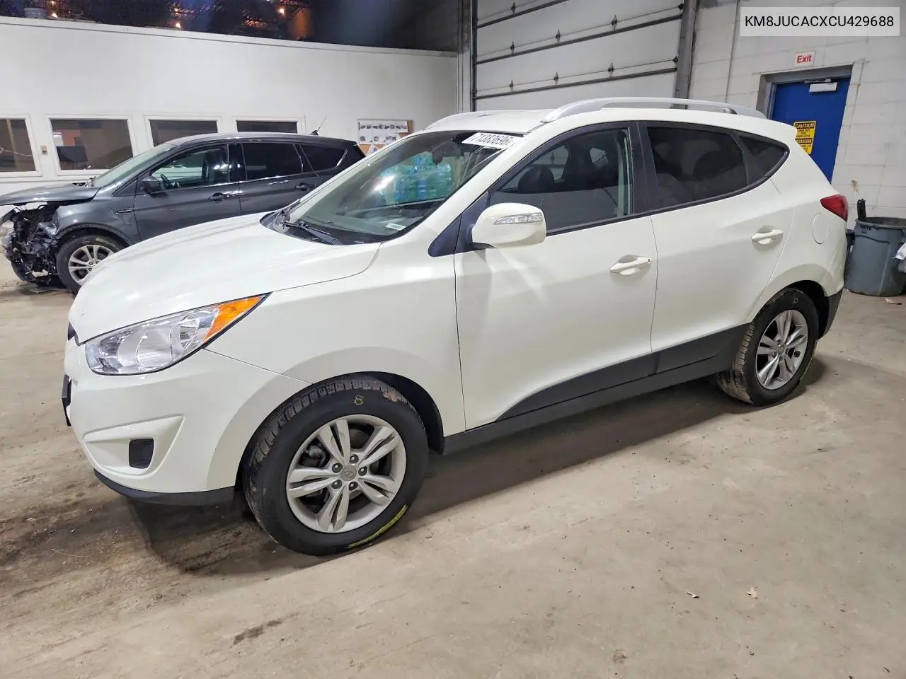 HYUNDAI TUCSON 2012, VIN KM8JUCACXCU429688