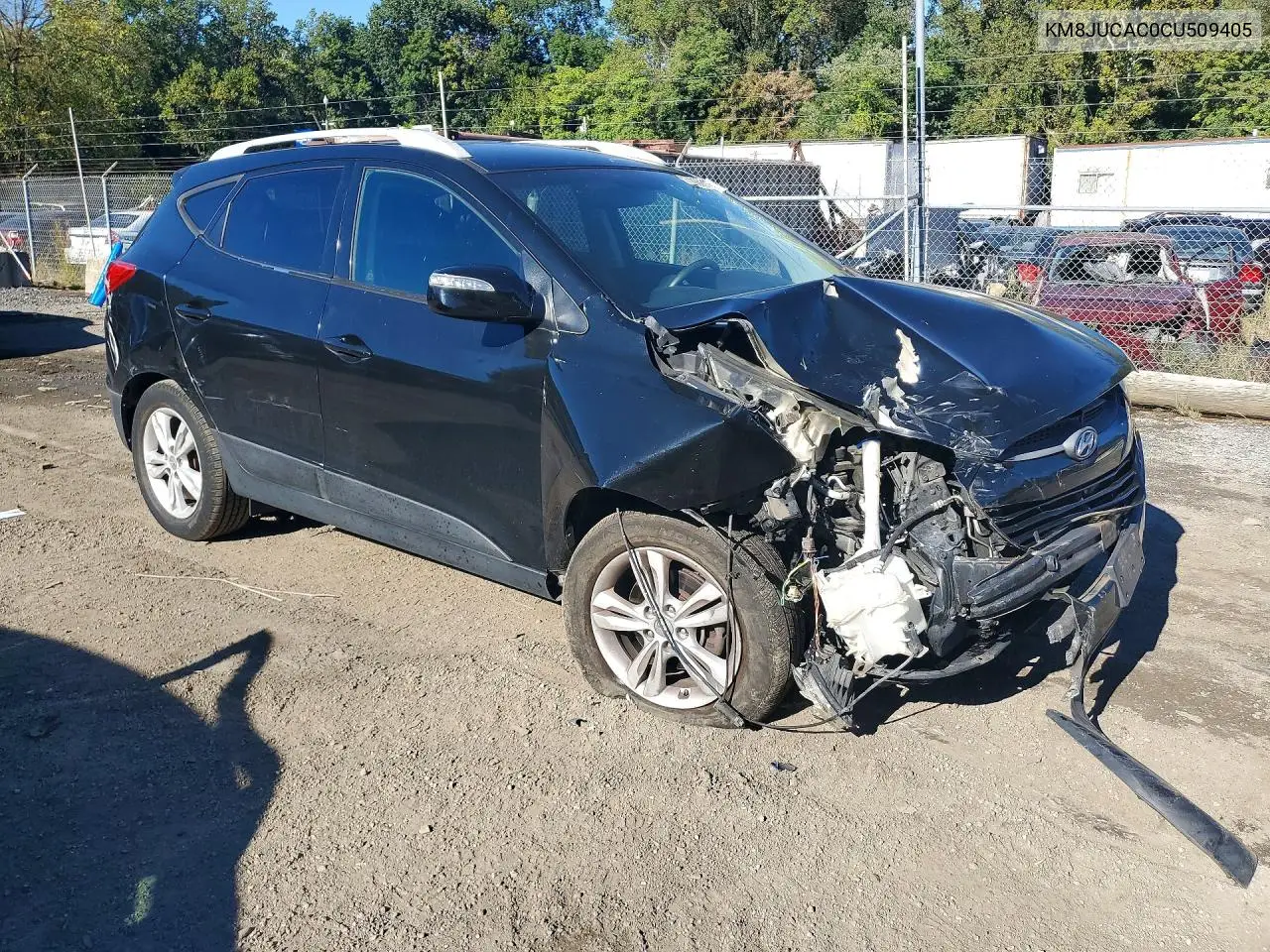 2012 HYUNDAI TUCSON VIN KM8JUCAC0CU509405 — фото 4