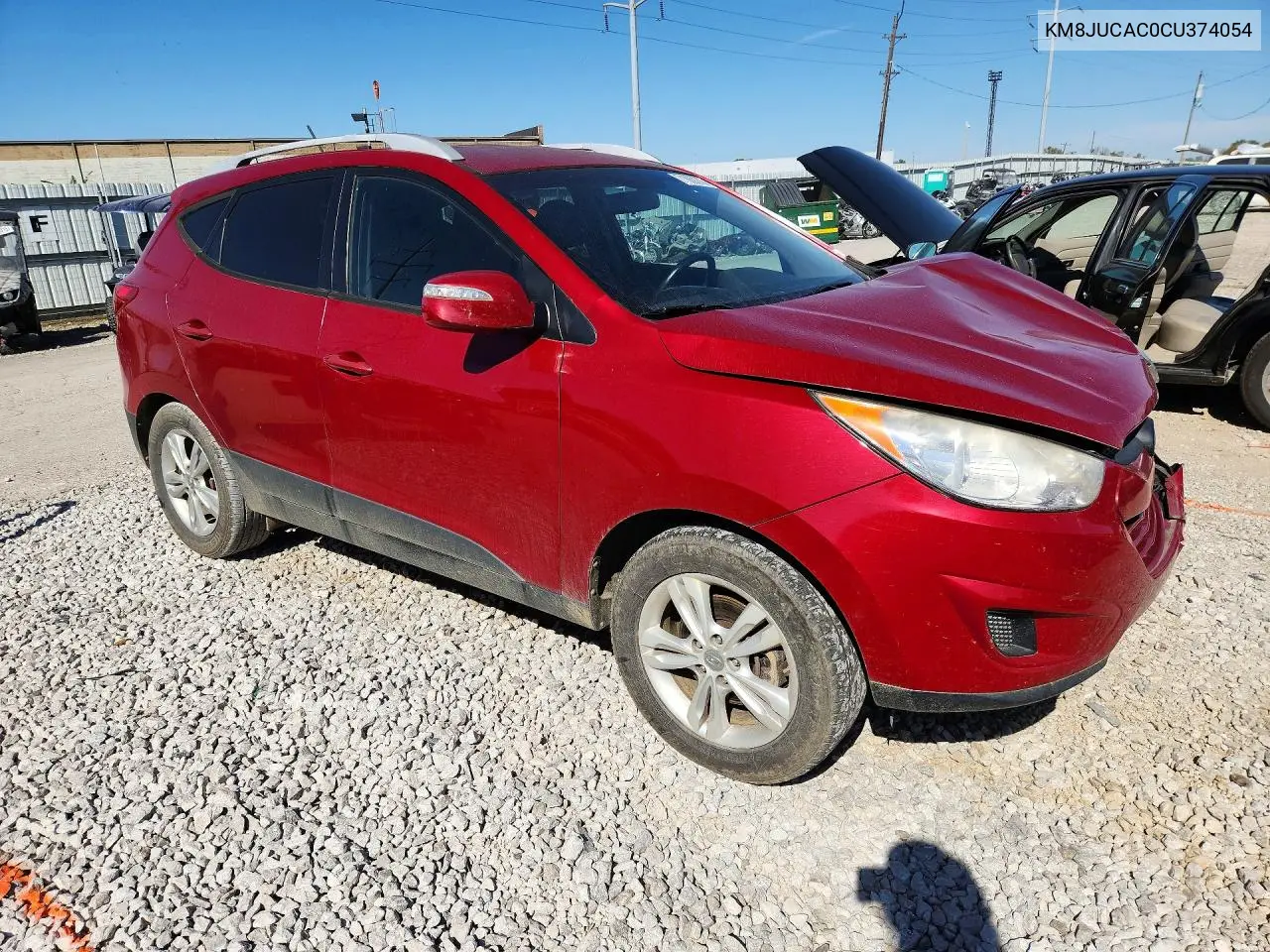 2012 HYUNDAI TUCSON VIN KM8JUCAC0CU374054 — фото 4