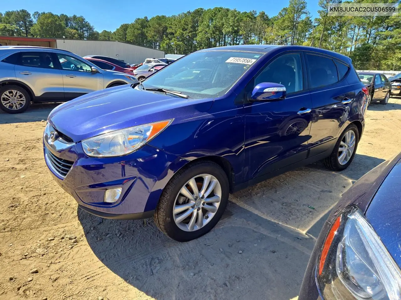 HYUNDAI TUCSON 2012, VIN KM8JUCAC2CU506599