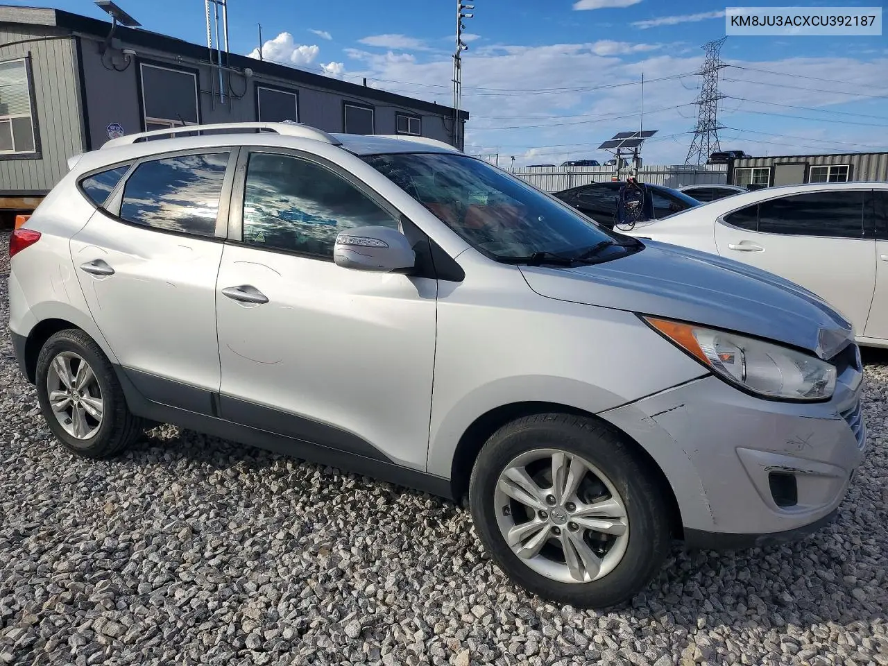 2012 HYUNDAI TUCSON VIN KM8JU3ACXCU392187 — фото 4