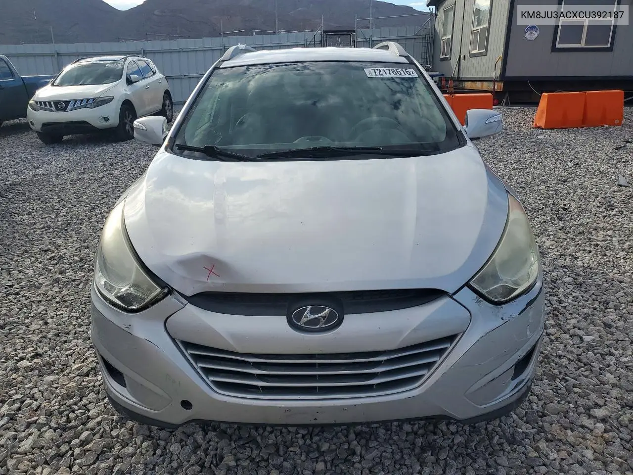 2012 HYUNDAI TUCSON VIN KM8JU3ACXCU392187 — фото 5
