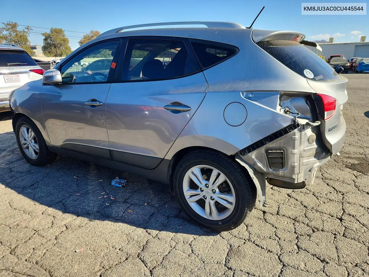 2012 HYUNDAI TUCSON VIN KM8JU3AC0CU445544 — фото 2
