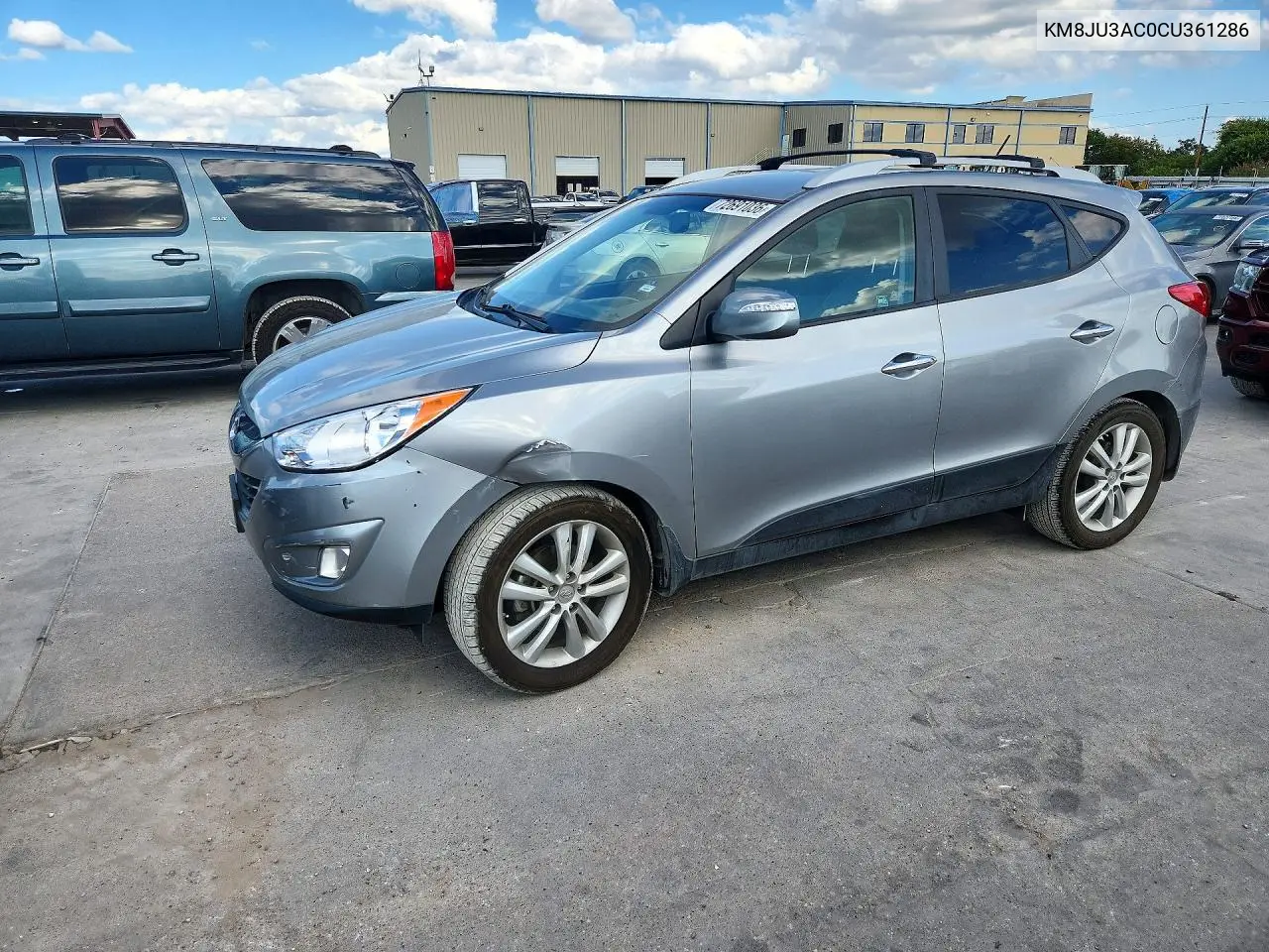 HYUNDAI TUCSON 2012, VIN KM8JU3AC0CU361286