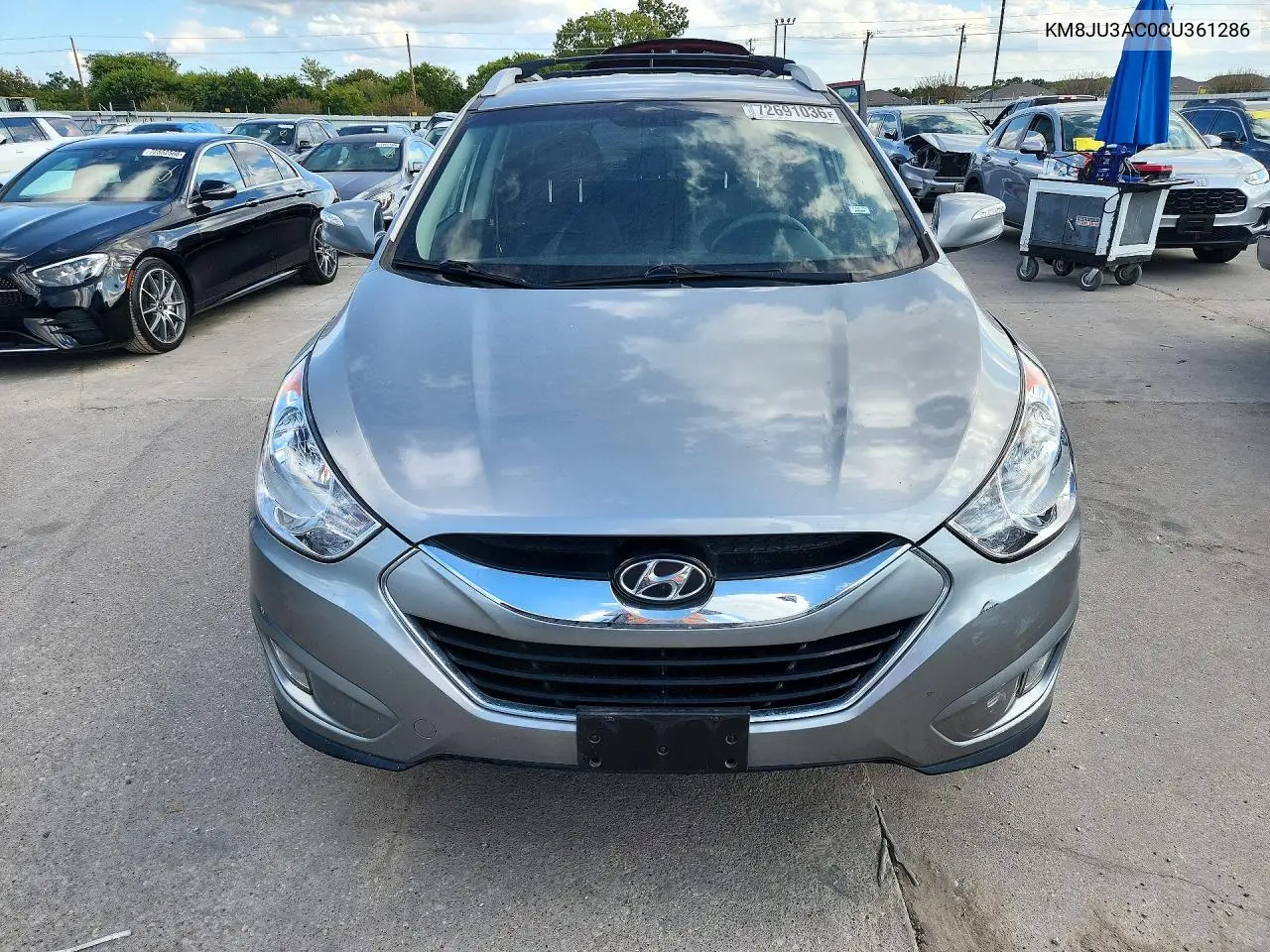 2012 HYUNDAI TUCSON VIN KM8JU3AC0CU361286 — фото 5