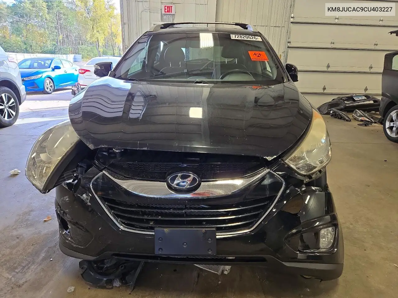 2012 HYUNDAI TUCSON VIN KM8JUCAC9CU403227 — фото 5