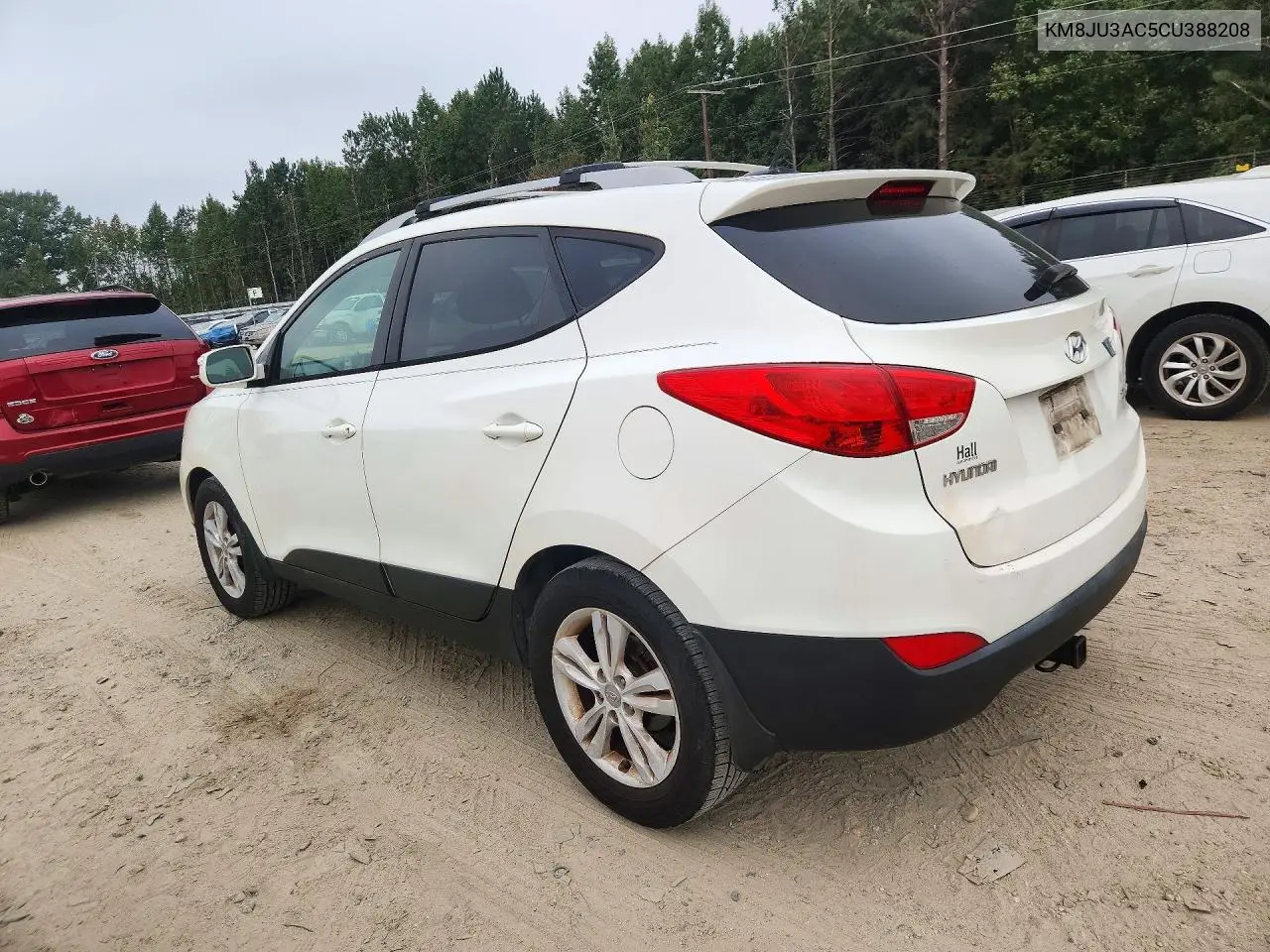 2012 HYUNDAI TUCSON VIN KM8JU3AC5CU388208 — фото 2