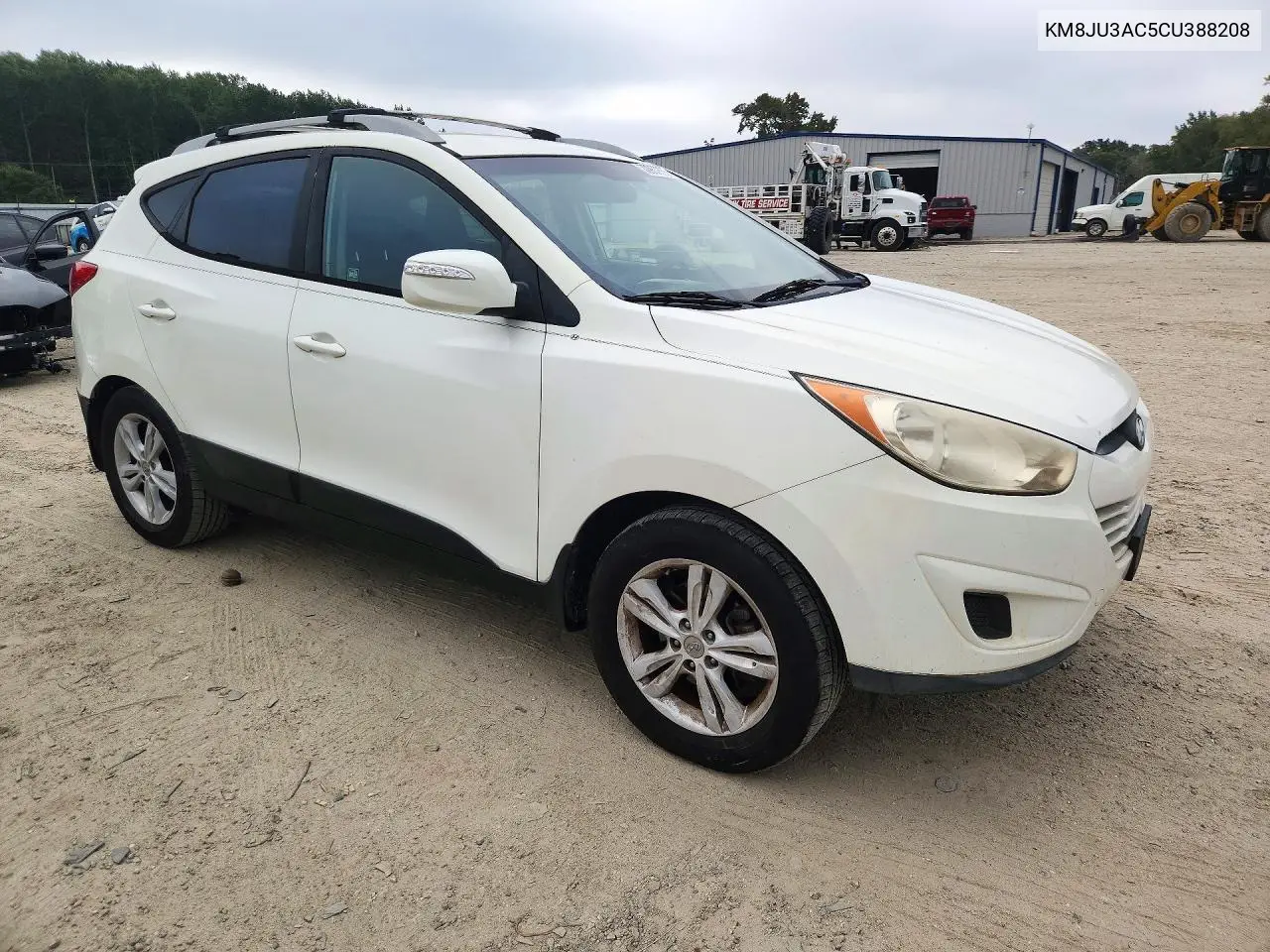 2012 HYUNDAI TUCSON VIN KM8JU3AC5CU388208 — фото 4