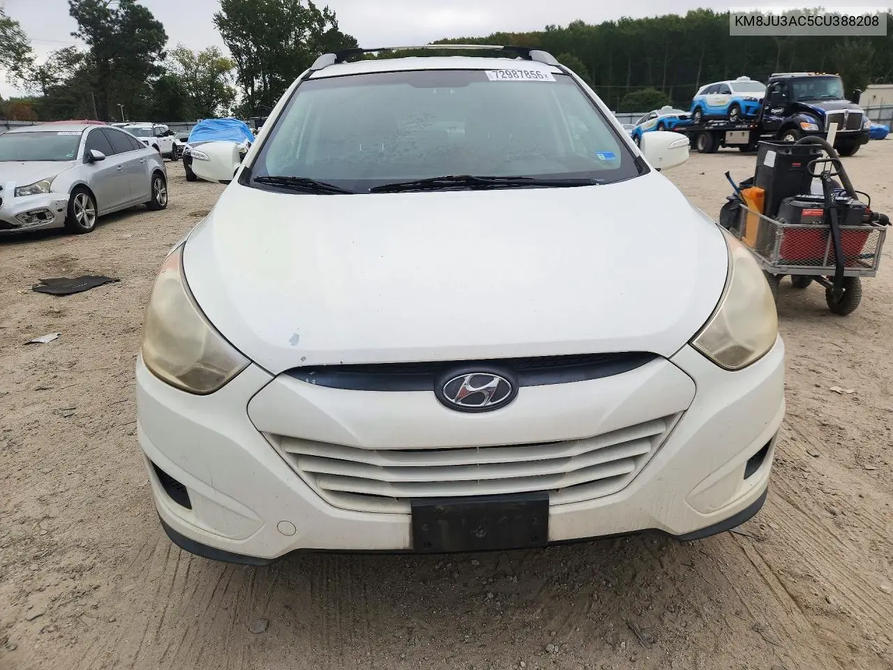 2012 HYUNDAI TUCSON VIN KM8JU3AC5CU388208 — фото 5