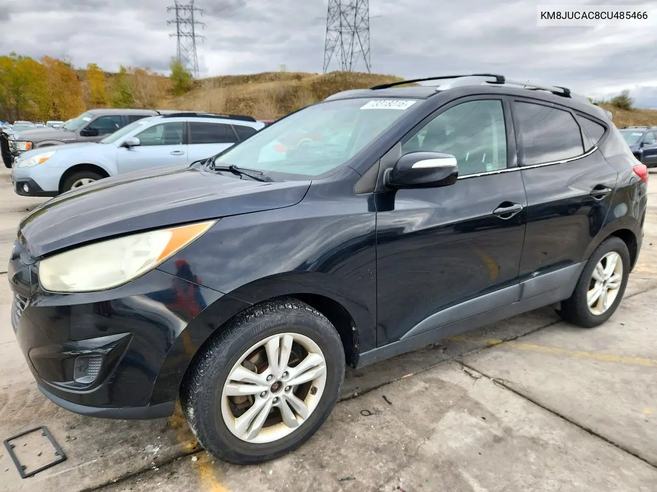 HYUNDAI TUCSON 2012, VIN KM8JUCAC8CU485466