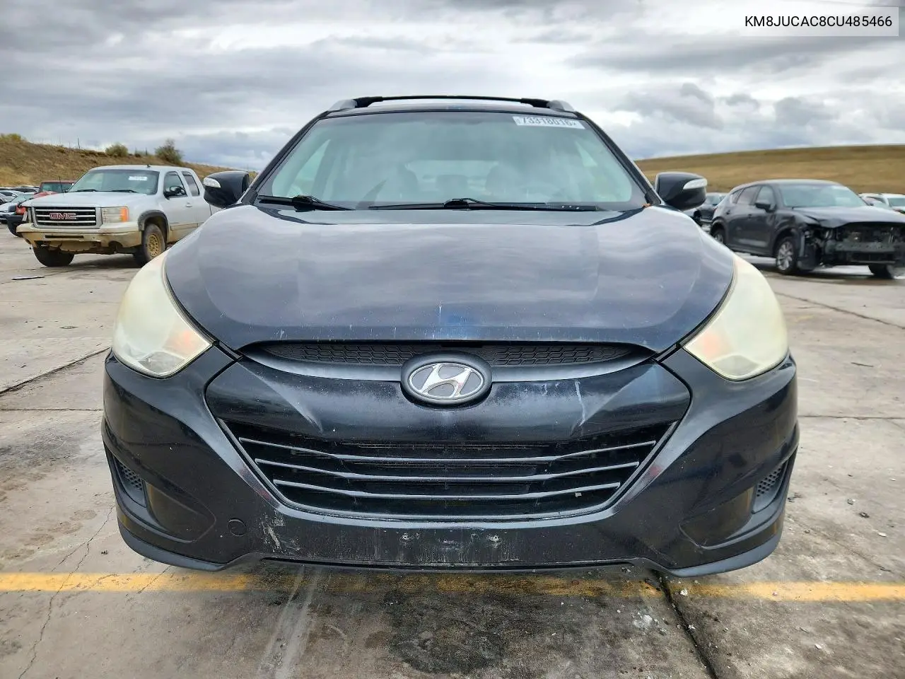 2012 HYUNDAI TUCSON VIN KM8JUCAC8CU485466 — фото 5