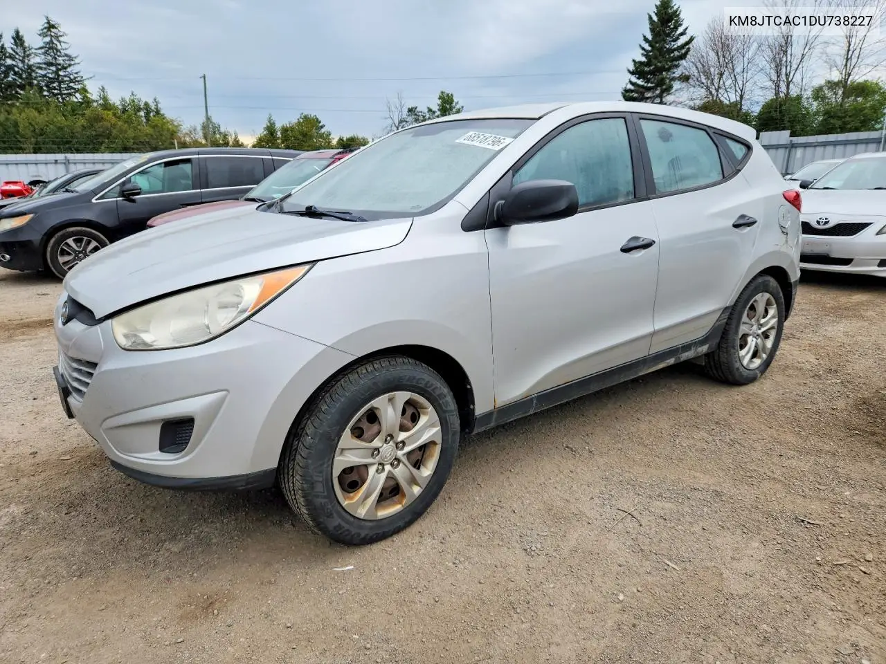 HYUNDAI TUCSON 2013, VIN KM8JTCAC1DU738227