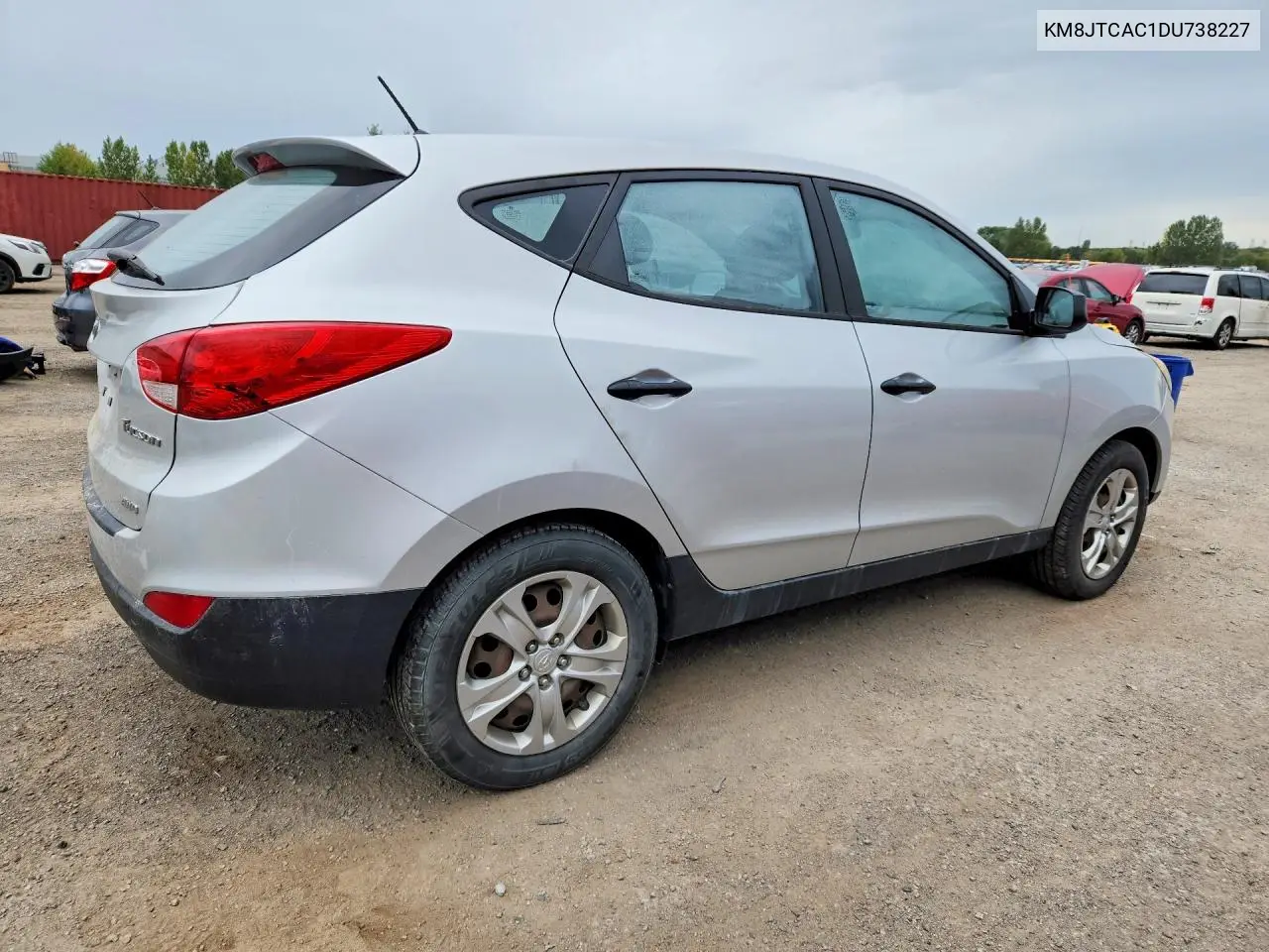2013 HYUNDAI TUCSON VIN KM8JTCAC1DU738227 — фото 3