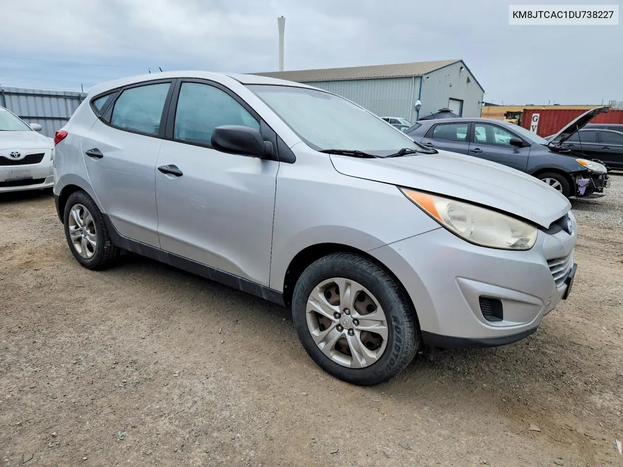 2013 HYUNDAI TUCSON VIN KM8JTCAC1DU738227 — фото 4