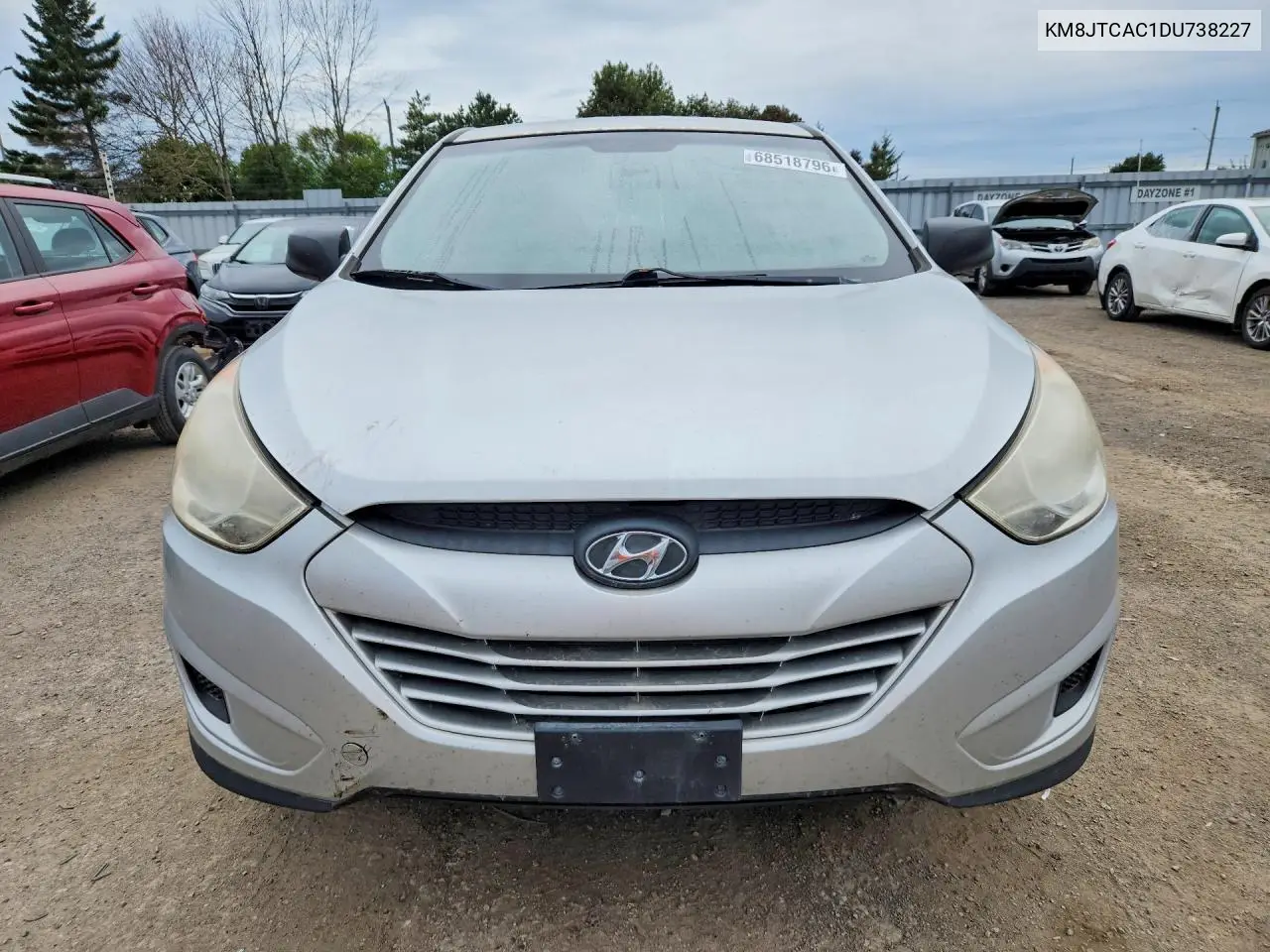 2013 HYUNDAI TUCSON VIN KM8JTCAC1DU738227 — фото 5
