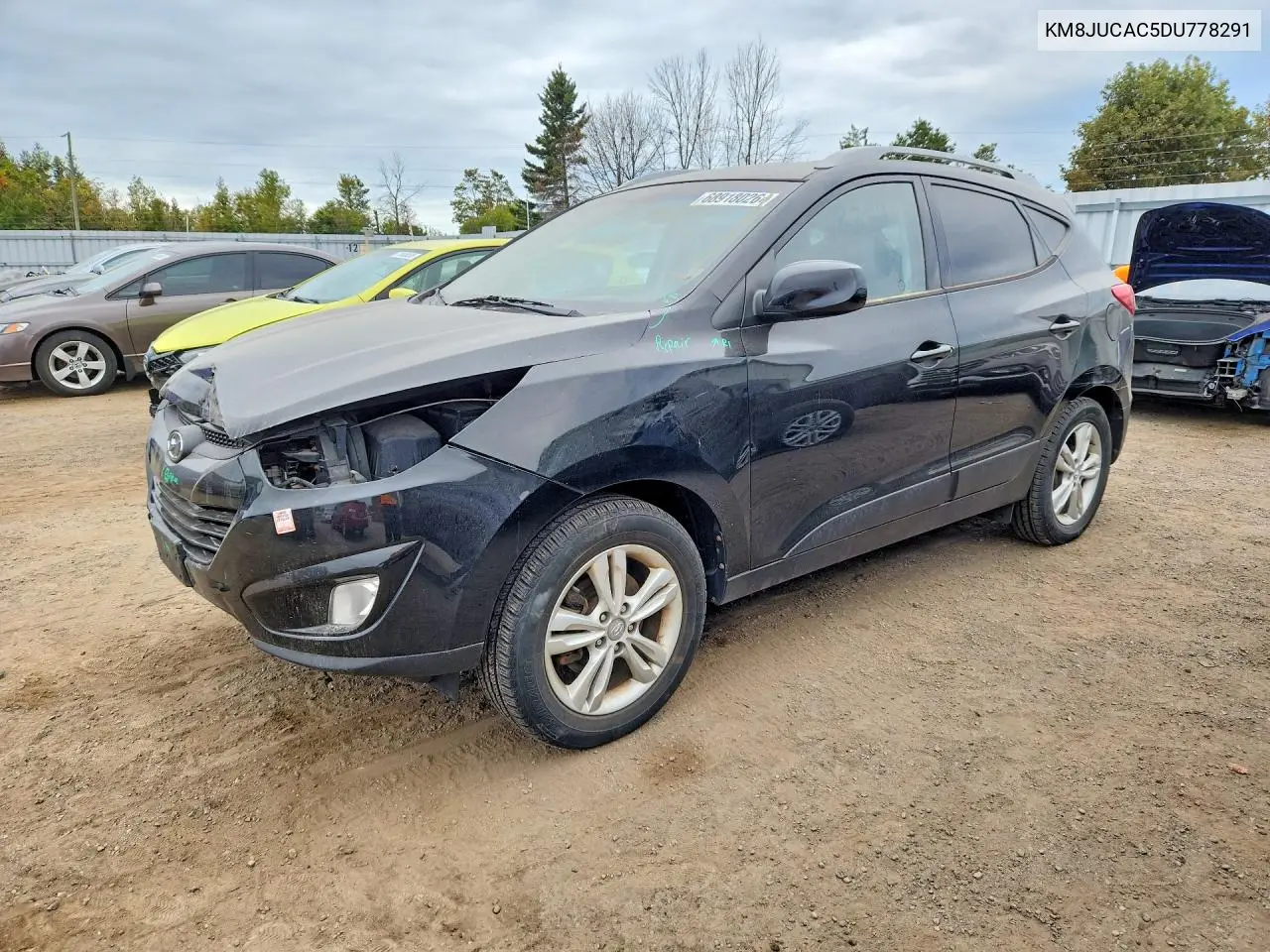 HYUNDAI TUCSON 2013, VIN KM8JUCAC5DU778291