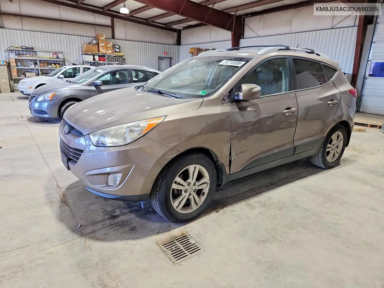 HYUNDAI TUCSON 2013, VIN KM8JU3AC3DU690355