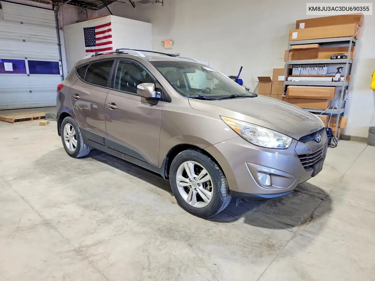 2013 HYUNDAI TUCSON VIN KM8JU3AC3DU690355 — фото 4