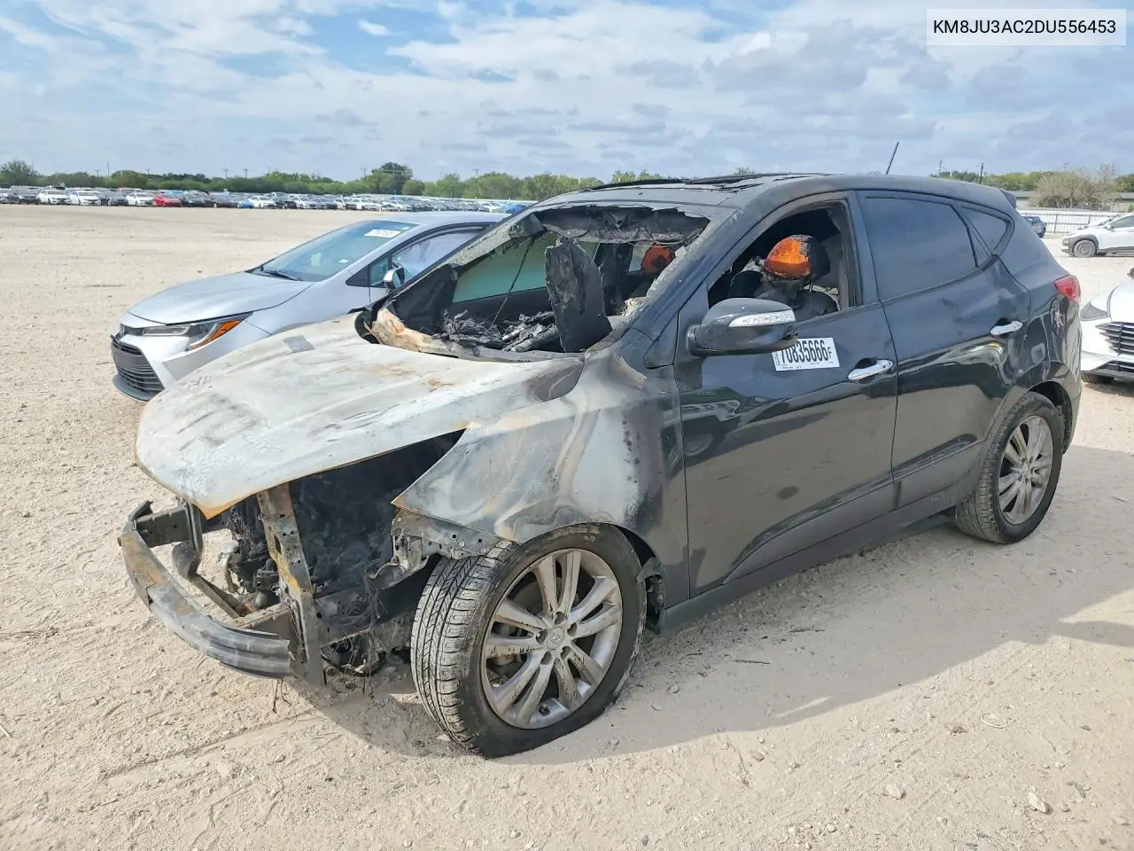 HYUNDAI TUCSON 2013, VIN KM8JU3AC2DU556453