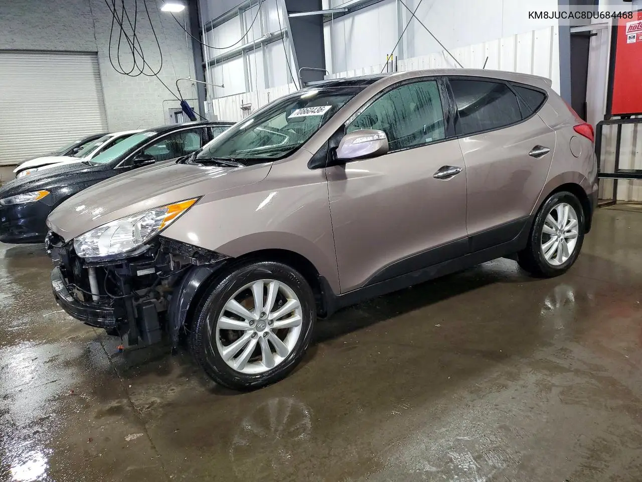HYUNDAI TUCSON 2013, VIN KM8JUCAC8DU684468