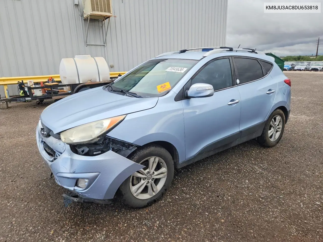 HYUNDAI TUCSON 2013, VIN KM8JU3AC8DU653818