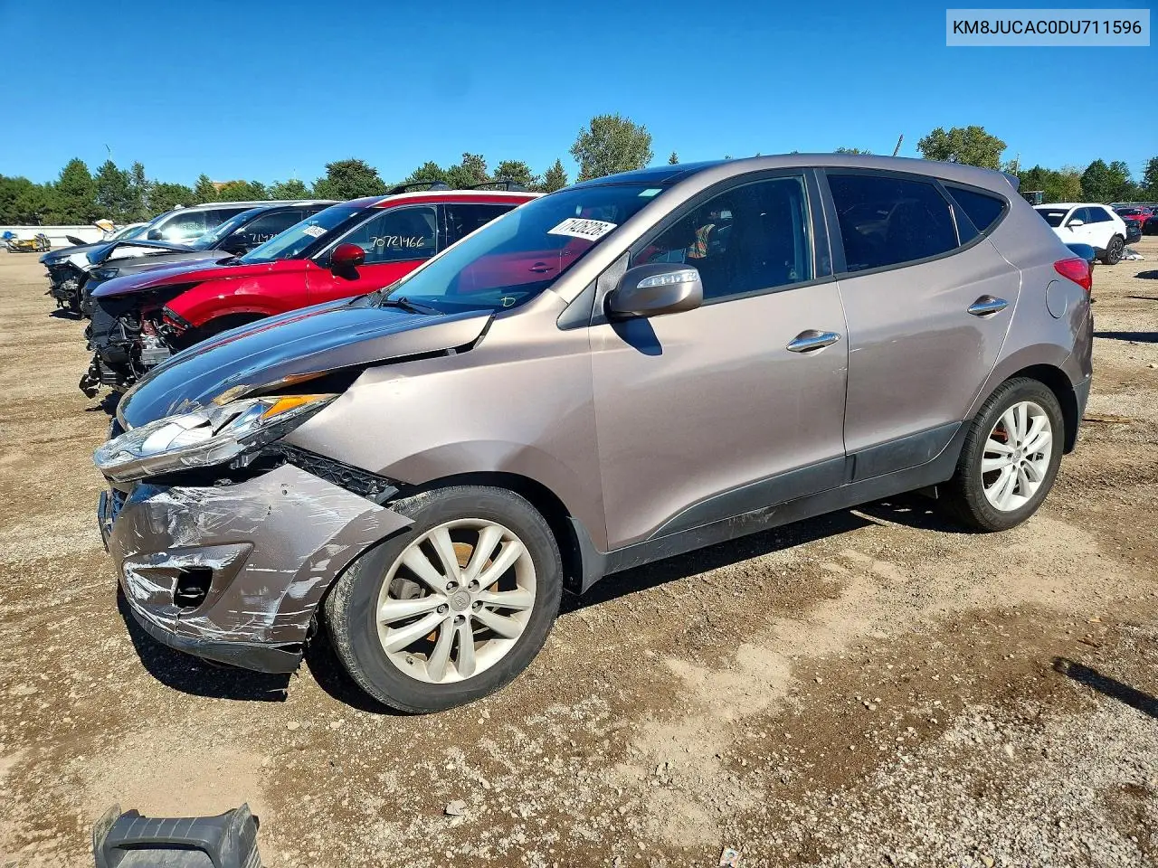 HYUNDAI TUCSON 2013, VIN KM8JUCAC0DU711596