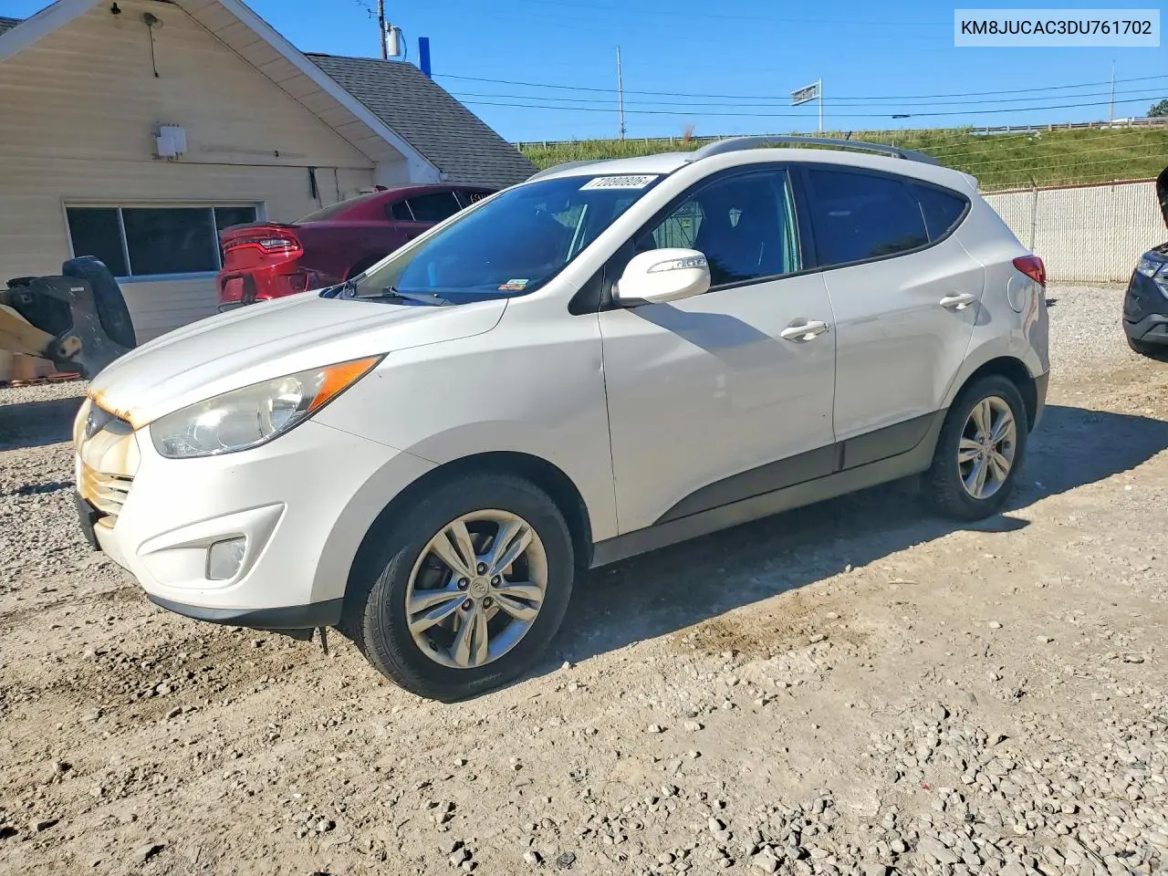 HYUNDAI TUCSON 2013, VIN KM8JUCAC3DU761702