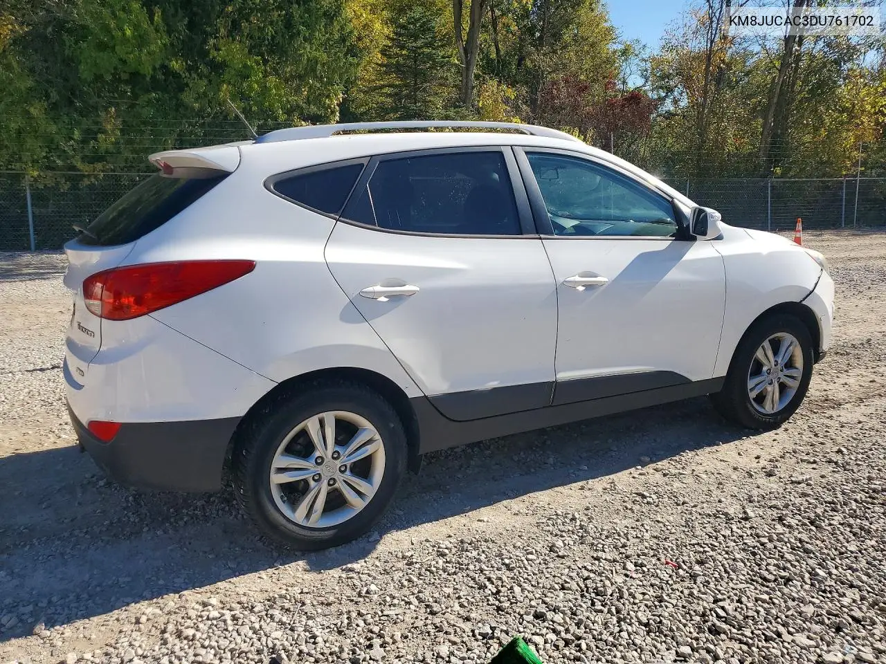 2013 HYUNDAI TUCSON VIN KM8JUCAC3DU761702 — фото 3