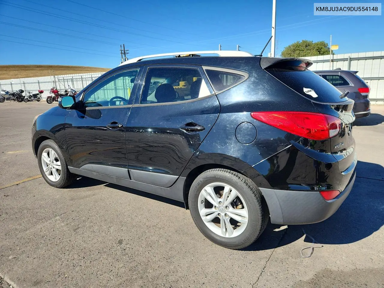 2013 HYUNDAI TUCSON VIN KM8JU3AC9DU554148 — фото 2