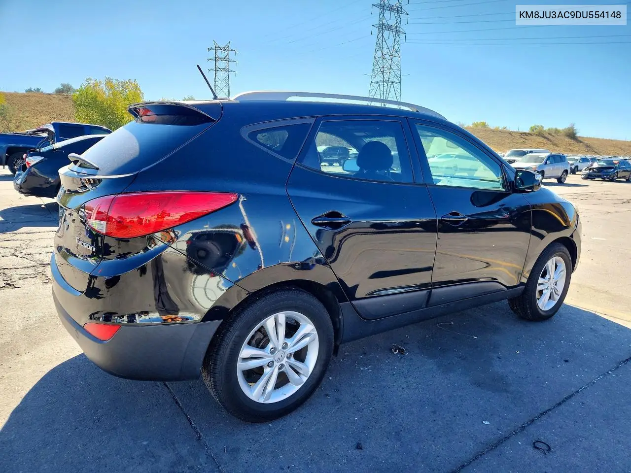 2013 HYUNDAI TUCSON VIN KM8JU3AC9DU554148 — фото 3