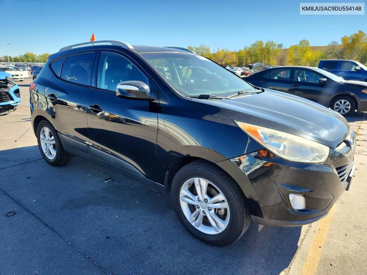2013 HYUNDAI TUCSON VIN KM8JU3AC9DU554148 — фото 4
