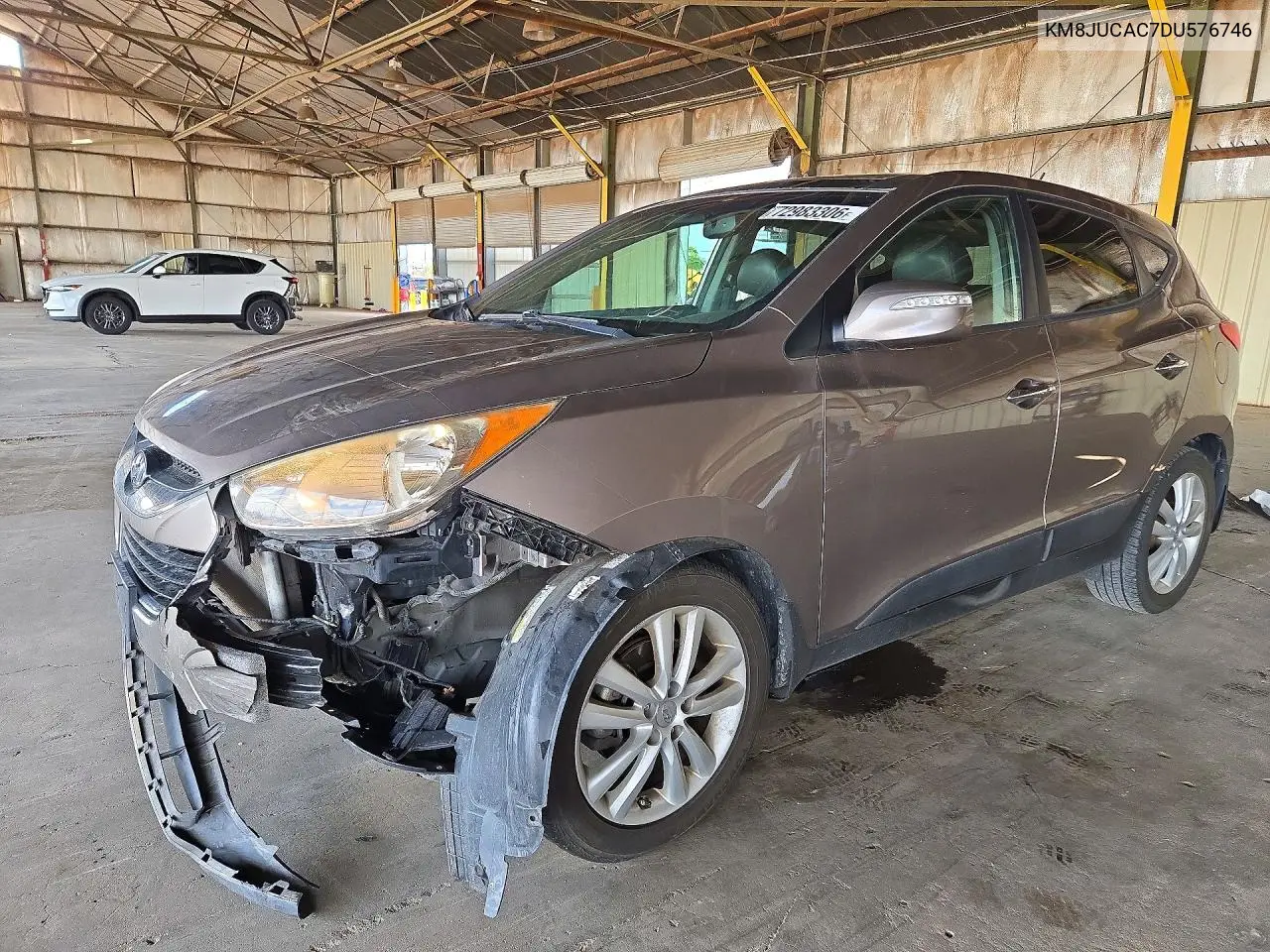 HYUNDAI TUCSON 2013, VIN KM8JUCAC7DU576746