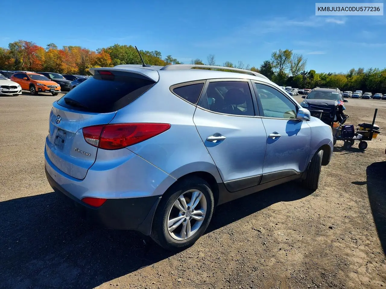 2013 HYUNDAI TUCSON VIN KM8JU3AC0DU577236 — фото 3