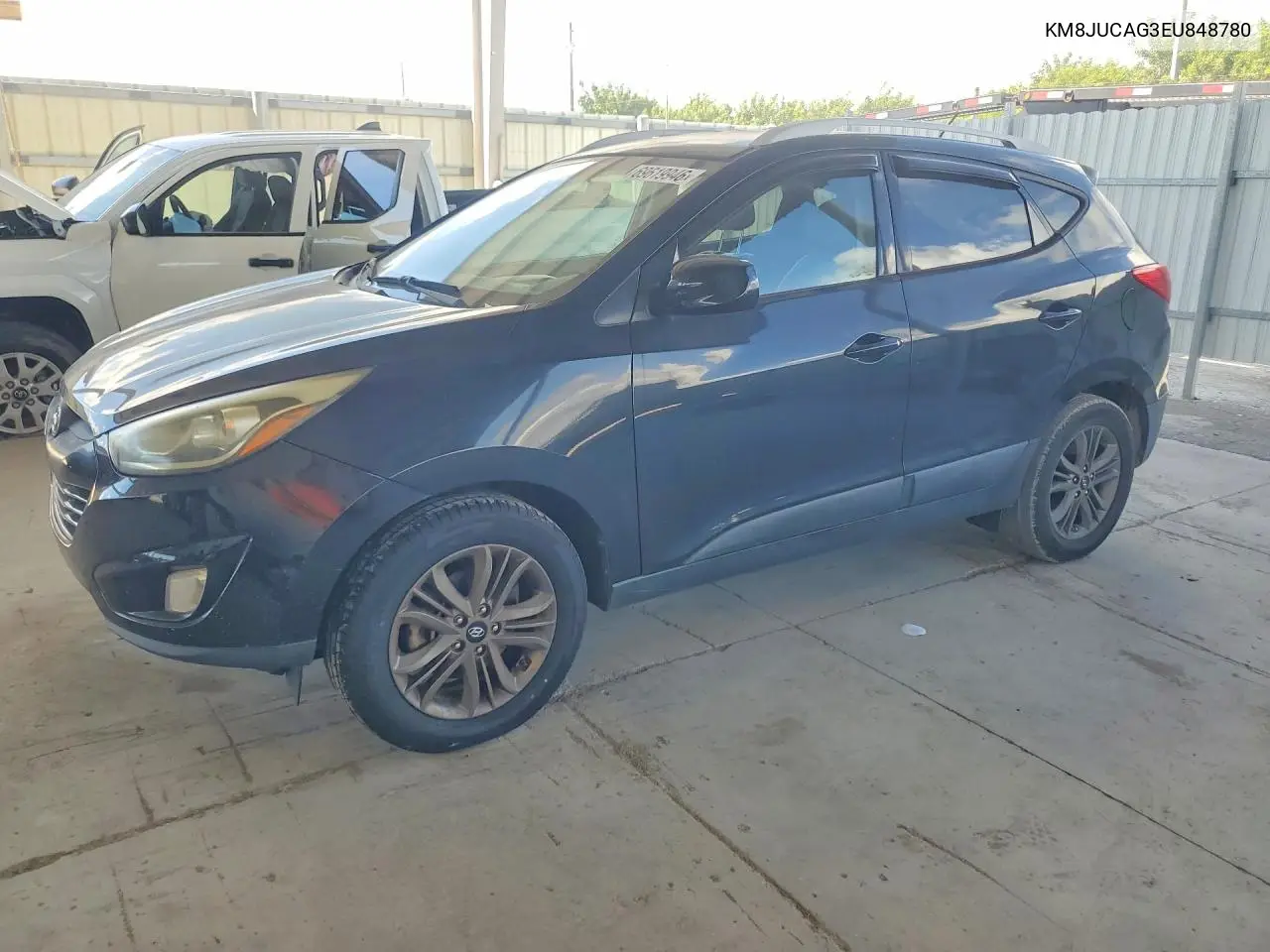 HYUNDAI TUCSON 2014, VIN KM8JUCAG3EU848780