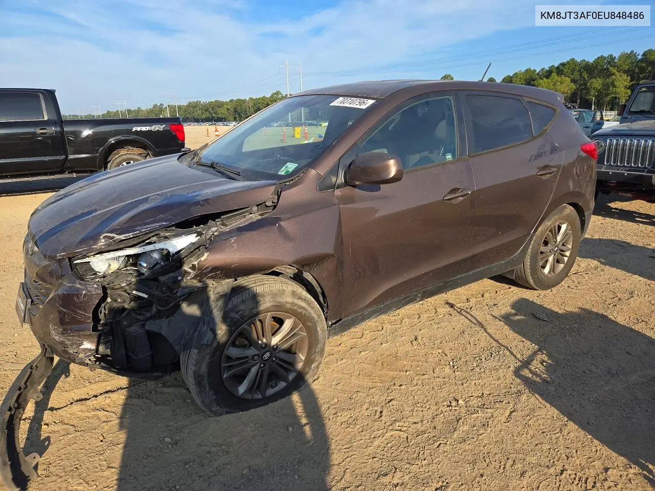 HYUNDAI TUCSON 2014, VIN KM8JT3AF0EU848486
