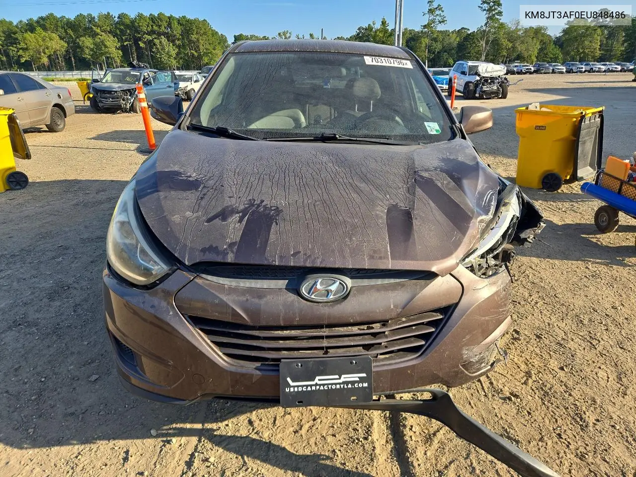 2014 HYUNDAI TUCSON VIN KM8JT3AF0EU848486 — фото 5