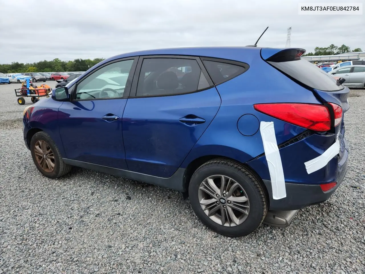 2014 HYUNDAI TUCSON VIN KM8JT3AF0EU842784 — фото 2